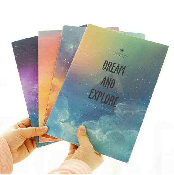 Cute Star Sky Lined Notebook